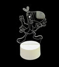 3D LED Table Lamps w remote