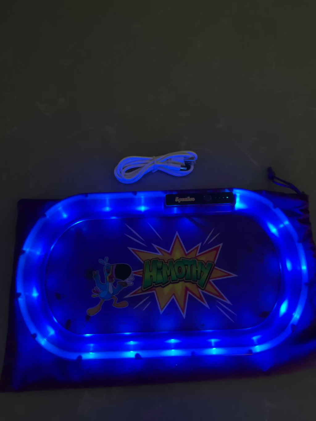 Bluetooth Speaker LED rolling trays